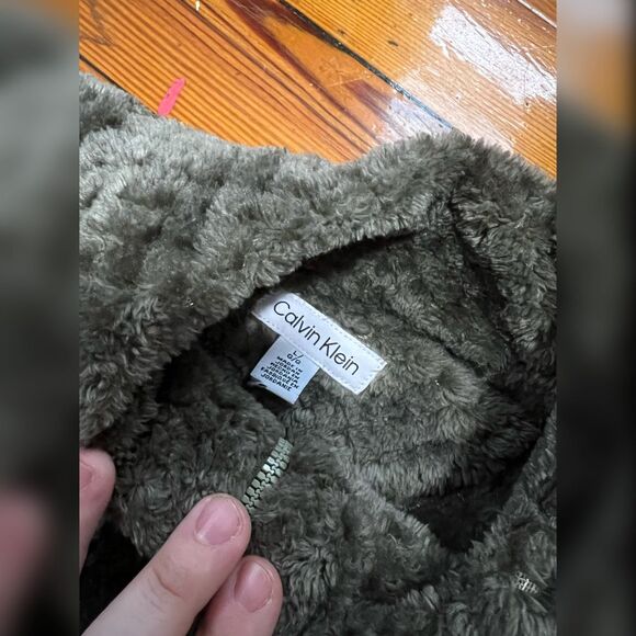 Calvin Klein | Plush Fleece Zip Up | Like New | Women's Large - Picture 4 of 6